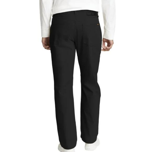 Eddie Bauer Men's Utility Cotton Canvas Stretch Pant Black Size 32 x 34 NWT - Picture 4 of 6